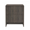 Table de nuit contemporaine Novara 56 cm en noyer Jacobean (2 tiroirs)