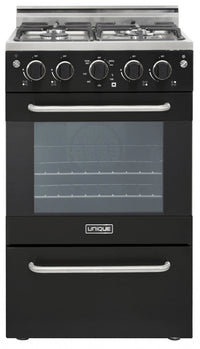 Cuisinière à gaz Prestige par Unique de 20 po à convection - UGP-20V PC1 B