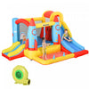 Outsunny Chateau Gonflable Piscine D'eau De Trampoline Gonflable Kids Bounce Castle House 3 En 1 Avec Gonfleur Pour Les Enfants De 3 A 12 Ans Design Rocket 11.14' X 9.18' X 6.06'