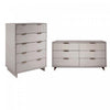 Ensemble de commode 2 pieces Granville Modern en gris clair