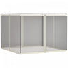 Outsunny Moustiquaire de Remplacement pour Gazebo 10' x 13' Ecrans Blancs