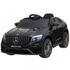 Voiture Jouet Pour Enfants Aosom 12v Avec Telecommande, Coupe Mercedes Benz Amg Glc63s, 2 Vitesses, Avec Musique, Lumiere Electrique, Noir