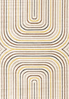 Carpette Marley multicolore à 2 arcs-en-ciel - 7 pi 10 po x 10 pi 6 po