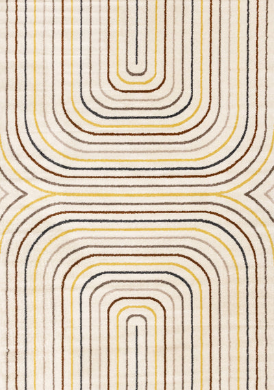 Marley Multi-Colour Double Rainbow Area Rug - 7'10" x 10'6"|Carpette Marley multicolore à 2 arcs-en-ciel - 7 pi 10 po x 10 pi 6 po