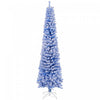 Homcom Arbre De Noel Artificiel Fin Floque De Neige Artificielle 7.5pi