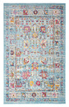 Tapis Traditionnel Jasmine 5'0\" x 8'0\" en Bleu