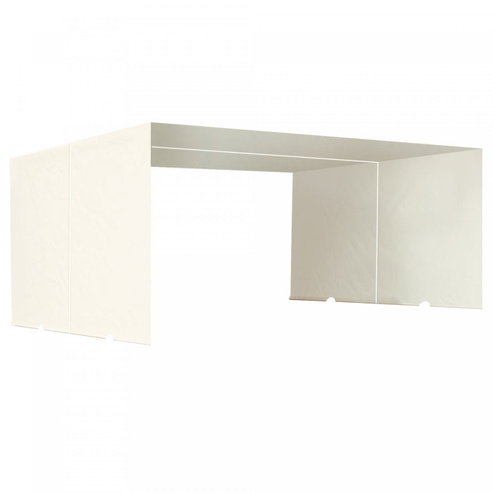 Outsunny 2 Pieces De Remplacement Pour Auvent De 9,8' X 9,8', Beige