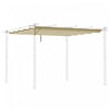 Outsunny Toile De Pergola Retractable De Remplacement Pour Pergola 9.8' X 9.8', Couverture De Pergola De Remplacement, Beige