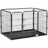 Parc pour Chien a 4 Panneaux, 71 cm de Haut, Enclos pour Chiots, Ideal pour le Jardin