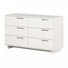 Cavalleri Commode 6 Tiroirs - Blanc Solide