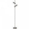 Lampe à pied Constance de Dainolite en acrylique givré qui diffuse la lumière, avec fini chromé satiné et ampoule de 12 W