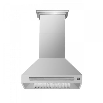 Forno Aria 30 Inch Wall-Mounted Range Hood, Stainless steel -FRHWM5095-30 | Hotte de cuisiniere murale Aria de 30 po en acier inoxydable-FRHWM5095-30