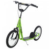 Aosom Trottinette, Jouet Pour Enfants Avec Roue Gonflable De 16 Po, Vert