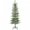 HOMCOM Sapin Fin de 5pi, Arbre de Noel a charniere avec 316 branches