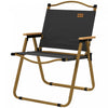 Outsunny Chaise de Camping Pliable, Portable, Gris Fonce