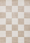 Carpette Covington à motif de damier moderne pour l’intérieur - 2 pi 8 po x 4 pi 11 po