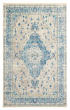 Tapis Traditionnel Daria 5'0\" x 8'0\" en Bleu