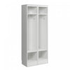 Portemanteau Etroit A 2 Tablettes – Blanc (ensemble De 2)