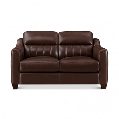 Hydeline Uptown Leather Loveseat - Brown | Hydeline Uptown Causeuse en cuir – Brun