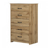 Tassio Commode 5 Tiroirs - Chene Nordique