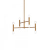 Lustre Ava de Dainolite avec fini bronze rétro et 8 ampoules