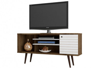 Manhattan Comfort Liberty 53.14" Mid-Century Modern TV Stand |Meuble pour téléviseur Liberty de Manhattan Comfort de 53,14 po de style moderne du milieu du 20e si