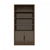 Armoire bibliotheque moderne Rivington 40\" en noyer