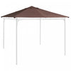 Outsunny 10' X 10' Remplacement De L'auvent Du Gazebo Carre Couvercle Superieur Protege Contre Les Uv Pare-soleil Cafe