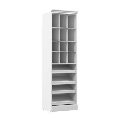 Bestar Versatile 25 W Closet Shoe Organizer - White|Organisateur de garde-robe pour chaussures Versatile de Bestar de 25 po (L) - blanc