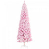 Homcom Arbre De Noel Artificiel Floque De Neige Avec Base