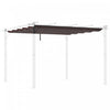 Outsunny Auvent De Pergola De Remplacement Retractable Pour Pergola De 9.8' X 9.8', Remplacement De La Couverture De Pergola, Cafe