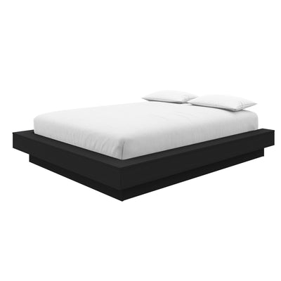 Marconi Platform Bed Frame Queen Bed | Lit Plateforme Marconi
