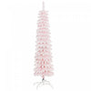 HOMCOM Arbre de Noel artificiel 5' avec branches realistes, Rose