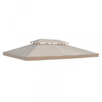 Outsunny Toile De Rechange Pour Tonnelle, Beige