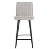 Tabouret de bar Marielle rembourre taupe (ens. de 2)