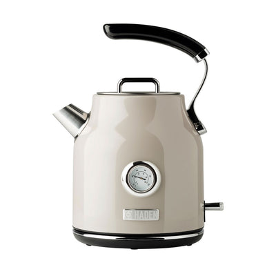 Haden Dorset 1.7L Electric Kettle - Putty Beige | Bouilloire Haden Dorset 1,7 L avec arret automatique et protection contre la surchauffe – Beige mastic