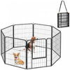 Parc pour chien de 31.5 po avec porte pour moyens chiens