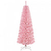 Homcom Sapin De Noel Artificiel En Forme De Crayon De 6 Pieds Avec 618 Pointes De Branche