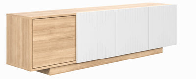 Nordika Riva 72" TV Stand - Natural Maple|Meuble pour téléviseur Riva Nordika de 72 po - érable naturel