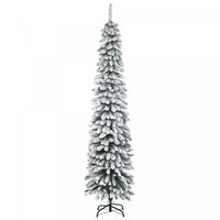 Homcom Arbre De Noel Artificiel Floque De Neige De 7ft