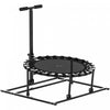 Soozier Trampoline Rebondisseur De Football 2 En 1 Avec 8 Angles Reglables