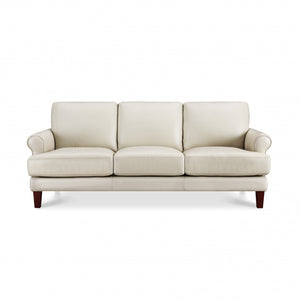 Hydeline Sarina Sofa en cuir – Vanille