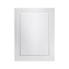 Foundry Miroir Rectangulaire Tout en Verre de 30 Pouces Chrome