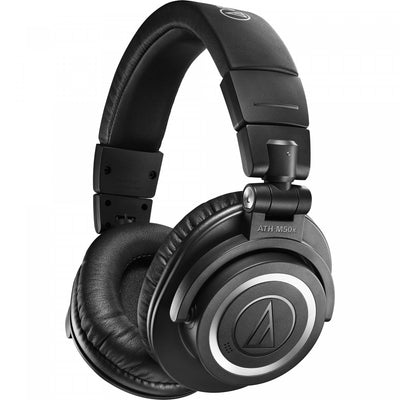 Audio-Technica ATH-M50XBT2 Wireless Black Over-Ear Headphones|Casque d’écoute sans fil Audio-Technica Consumer ATH-M50XBT2 noir