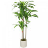 HOMCOM Arbre Dracaena Artificiel de 4pi, Plante Factice pour Decoration