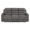 Sofa inclinable electrique Preston de 75 po rembourre - Gris