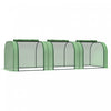 Outsunny Serre Mini-tunnel Avec Couverture En Polyethylene Pour Le Jardin