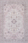 Tapis Rose Lavable Et Antiderapant A Poils Ras 8'x10'