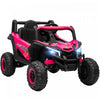 Qaba Voiture Electrique Pour Enfants 12v Pour Les 3-5 Ans, Rose