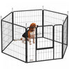 Parc pour chien moyens chiens, 6 panneaux, 31,5\" de hauteur